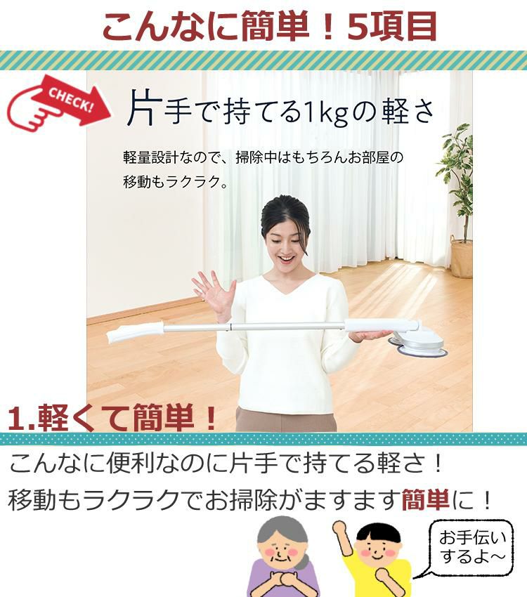 正規品   屋外用替えパッド2枚セット  電動 回転モップ ネオプラス   Neo+   ZJ-MA21-WH ホワイト CCP