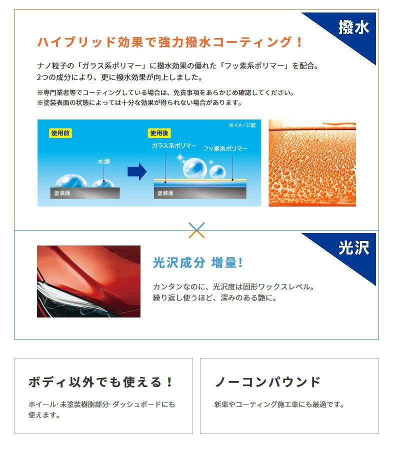 10本セット カーワックス コーティング剤 CCI シーシーアイ W-208  W208  スマートミストNEO撥水 詰め替え 500ml ラッピング不可