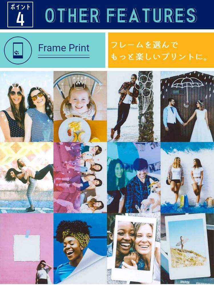 富士フイルム LINK2 チェキ スマホプリンター instax mini Link2 プリンター ホワイト ブルー ピンク  ギフト6点セット