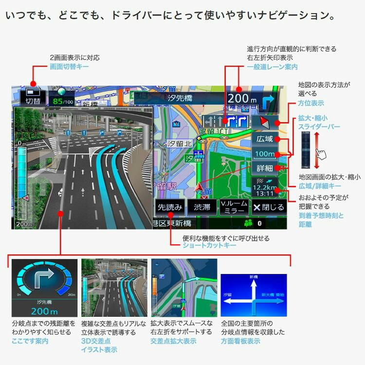 ケンウッド カーナビ MDV-S710 彩速ナビ 7V型 180mmモデル 2023モデル AVナビゲーション ハイレゾ対応 専用ドライブレコーダー連携 地上デジタルTVチューナー Bluetooth内蔵 DVD USB SD