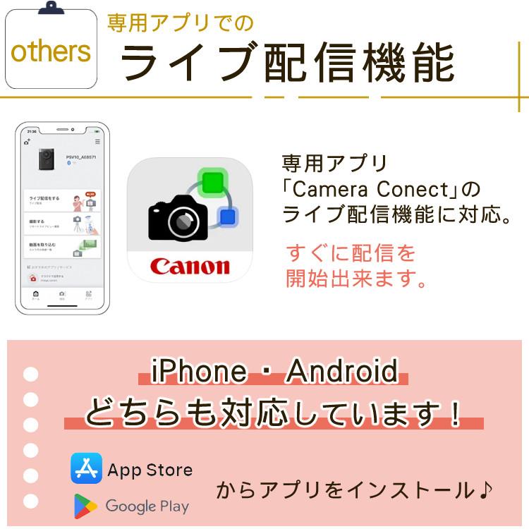キヤノン ビデオカメラ PowerShot パワーショットV10 シルバー コンパクトデジタルカメラ デジカメ Vlogカメラ 動画 撮影 小型 高画質 高音声マイク 広角 自撮り 自分撮り PSV10 SL   5946C001  キャノン Canon
