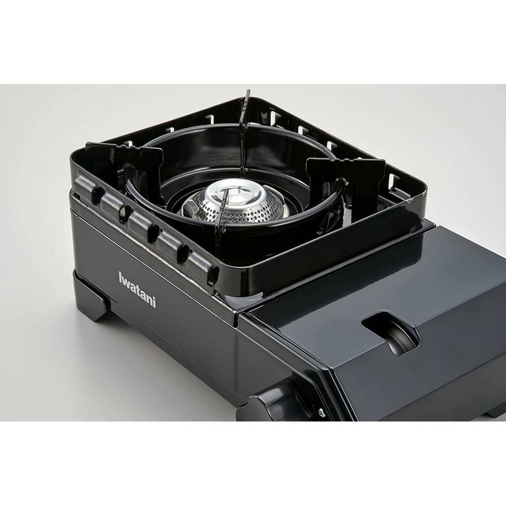 イワタニ カセットフー タフまるJr. ブラック CB-ODX-JR-BK キャリングケース付