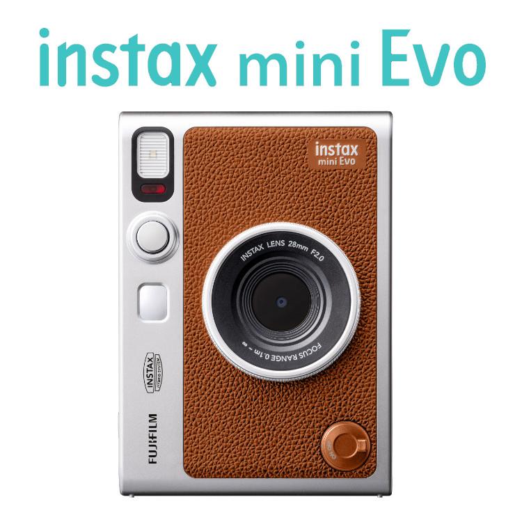 富士フイルム チェキ instax mini Evo ブラウン