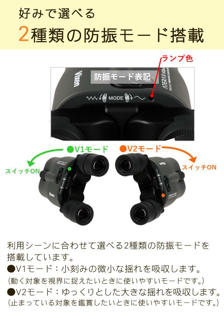 ビクセン  双眼鏡 アテラ2  H12x30 チャコール