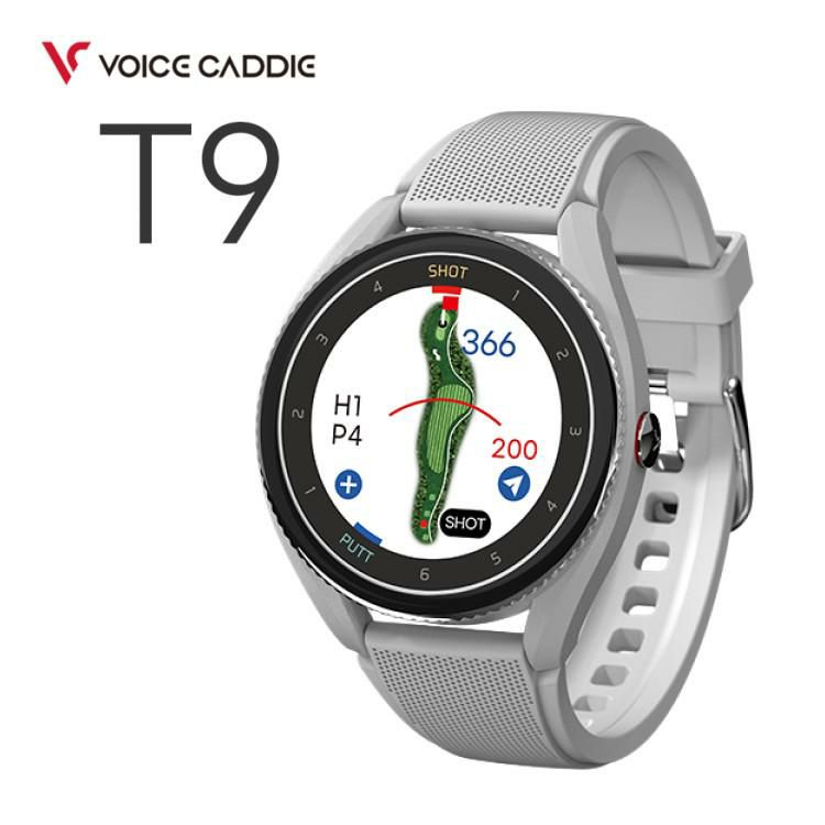 ボイスキャディ T9 腕時計タイプ Voice Caddie GPS 時計型 距離計 グレー