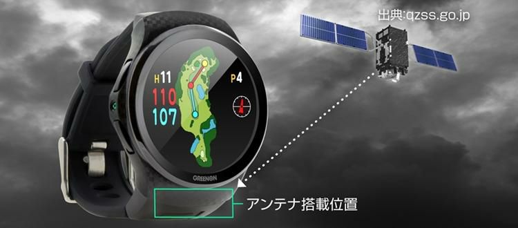 グリーンオン ザ・ゴルフウォッチ  A1-III ＆ ゴルフボール3個  ゴルフボールつきセット  ゴルフ距離計