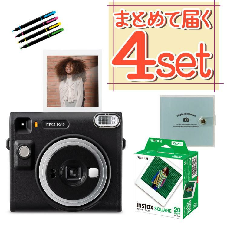 富士フイルム チェキ instax SQUARE SQ40 4点セット