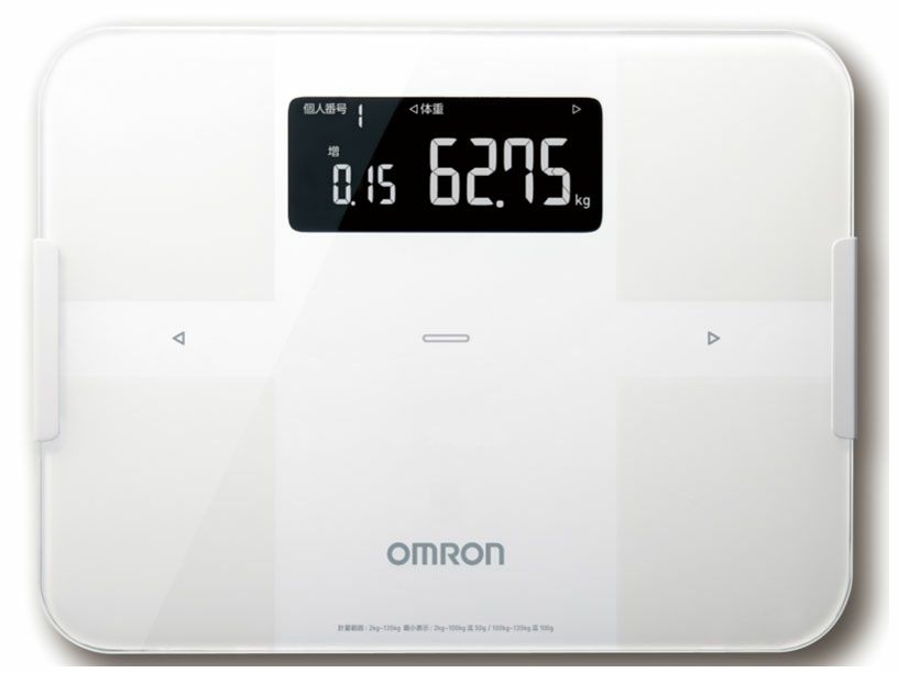 オムロン 体重体組成計 カラダスキャン KRD-608T2  ホワイト/ブラック