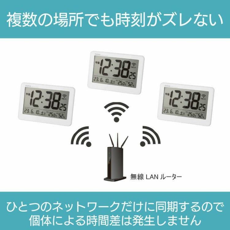 ルーター 時計 ストア ずれている