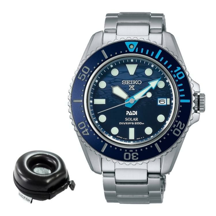 丸型時計ケース付 セイコー SEIKO 腕時計 SBDJ057 プロスペックス PROSPEX メンズ PADI Special Edition ソーラー ステンレスバンド アナログ ダイバーズ メーカー保証1年 国内正規品