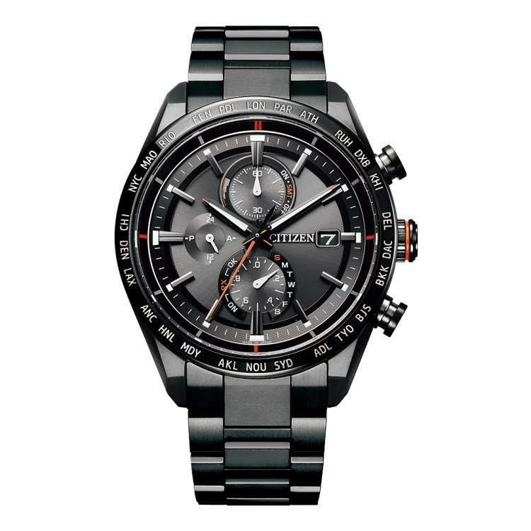 シチズン CITIZEN 腕時計 AT8185-62E アテッサ ATTESA メンズ ACT Line ダイレクトフライト チタン 電波ソーラー 多針アナログ 国内正規品