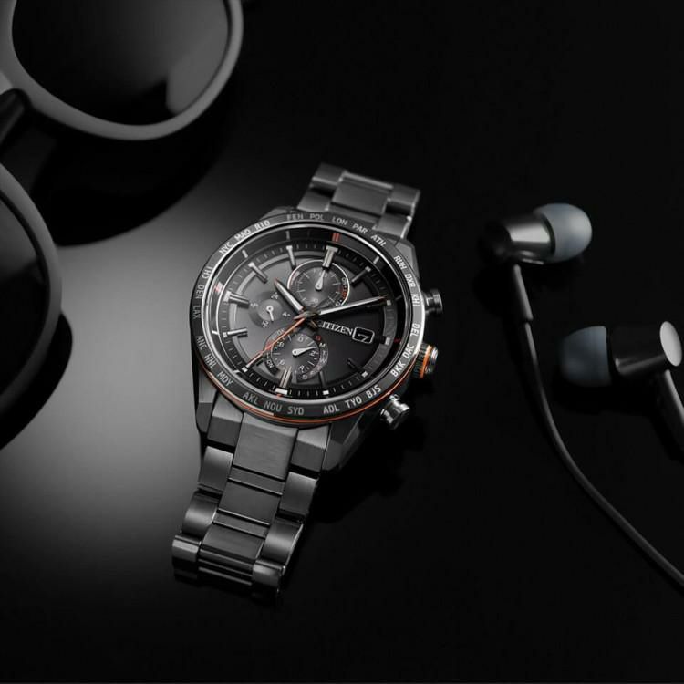 シチズン CITIZEN 腕時計 AT8185-62E アテッサ ATTESA メンズ ACT Line ダイレクトフライト チタン 電波ソーラー 多針アナログ 国内正規品