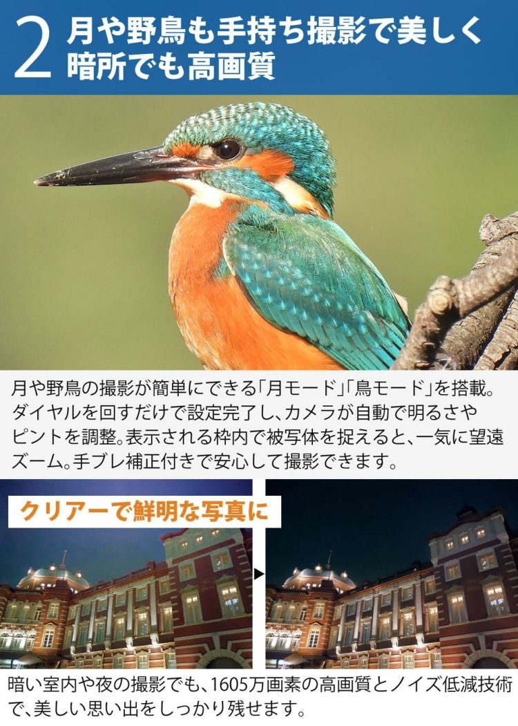 SD・三脚等6点セット   ニコン コンパクトデジタルカメラ COOLPIX P950 クールピクス 1605万画素 手ブレ補正 光学83倍