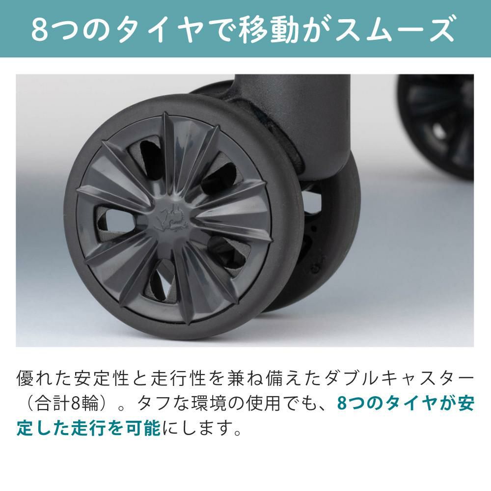 レビュー特典あり  レインカバー＆クッションセット  耐重量18Kg 公共交通機関OK ペットキャリー ペット カート ブルー グレー ピンク ホワイト Lサイズ 小型犬 中型犬 猫 PETiCO ペティコ ペチコ 3001-L スーツケース通院 旅行 帰省