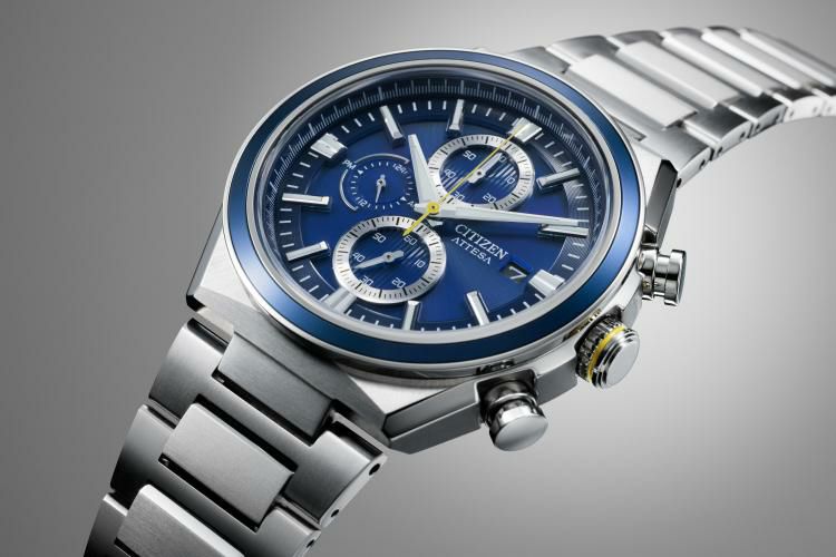 丸型時計ケース付  シチズン CITIZEN 腕時計 CA0837-65L アテッサ ATTESA メンズ ACT Line EcoChrono ソーラー 多針アナログ チタンバンド メーカー保証1年間  国内正規品