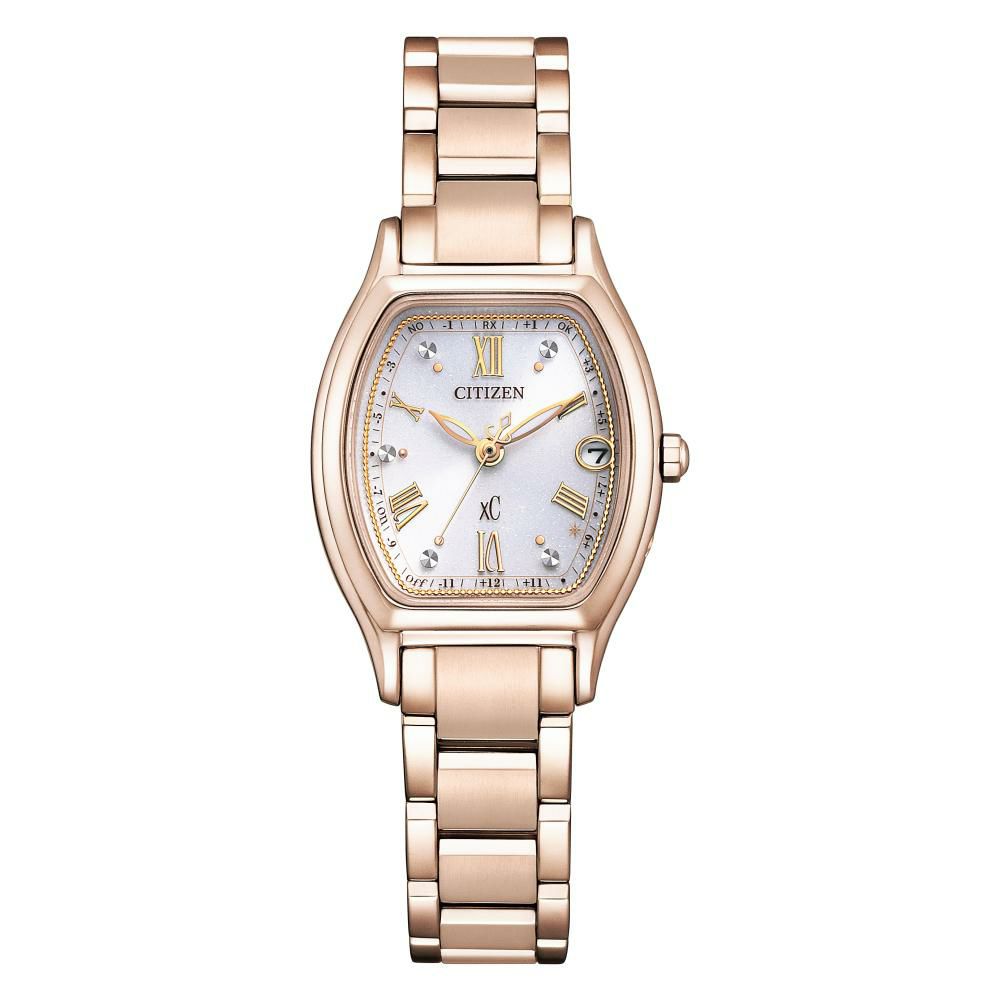 時計ケース付  シチズン CITIZEN 腕時計 ES9354-69B クロスシー xC レディース エコドライブ電波 basic collection Titania Happy Flight アナログ チタンバンド ソーラー電波  国内正規品