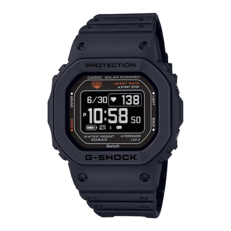 選べる特典付 カシオ 腕時計 G-SQUAD ソーラー USB充電 Bluetooth デジタル メンズ 国内正規品 DW-H5600-1JR 時計スタンド付