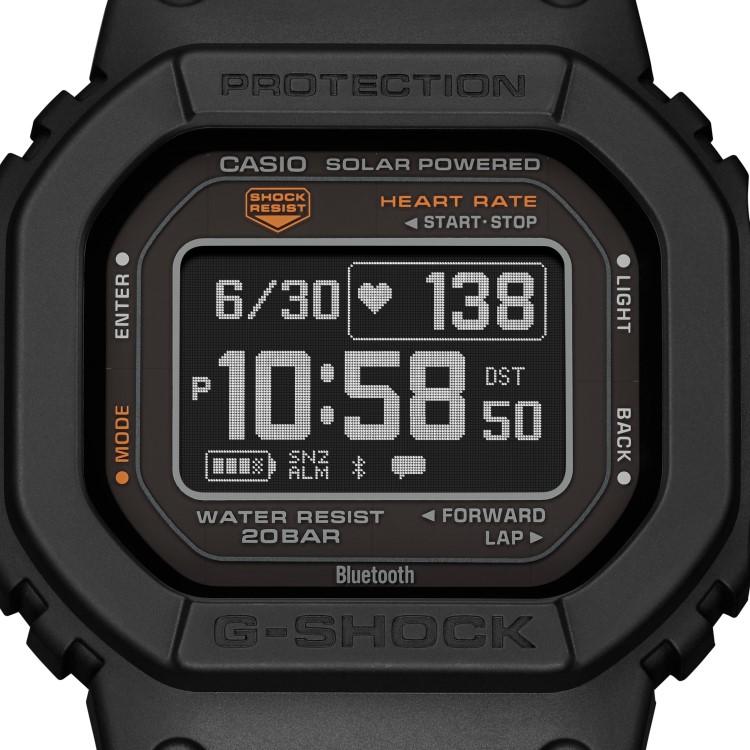 選べる特典付 カシオ 腕時計 G-SQUAD ソーラー USB充電 Bluetooth デジタル メンズ 国内正規品 DW-H5600-1JR 時計スタンド付