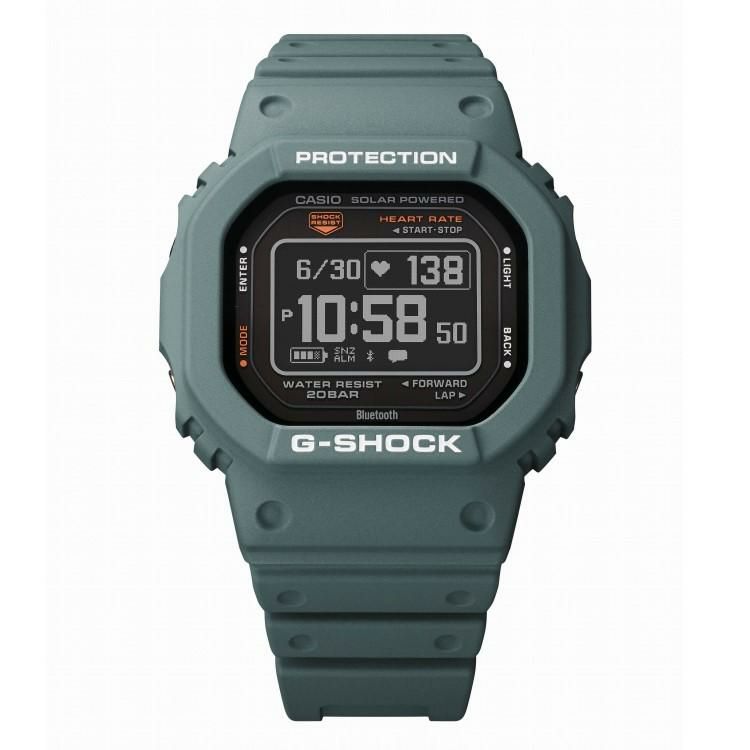 カシオ DW-H5600-2JR メンズ G-SQUAD  木製時計スタンド付