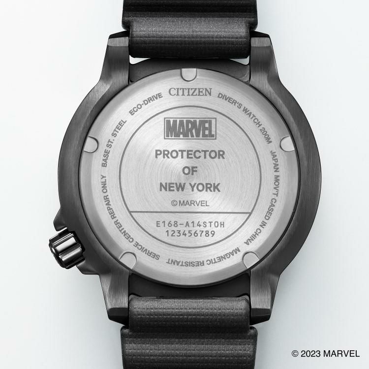 シチズン CITIZEN 腕時計 BN0255-03E プロマスター PROMASTER メンズ MARVEL マーベル マイルズ・モラレスモデル 限定 MARINEシリーズ