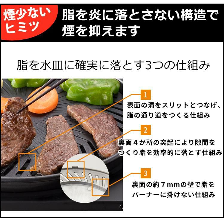 イワタニ カセットコンロ カセットフー マルチスモークレスグリル CB-MSG-1  特典付