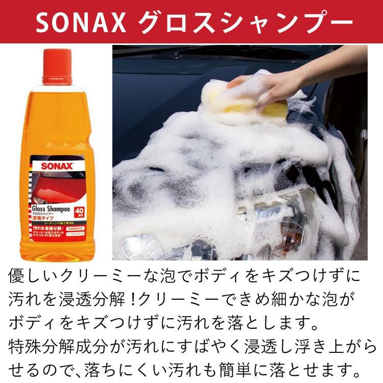 SONAX 自動車用 蓄圧式 フォームスプレーヤー 洗車4点セット ラッピング不可
