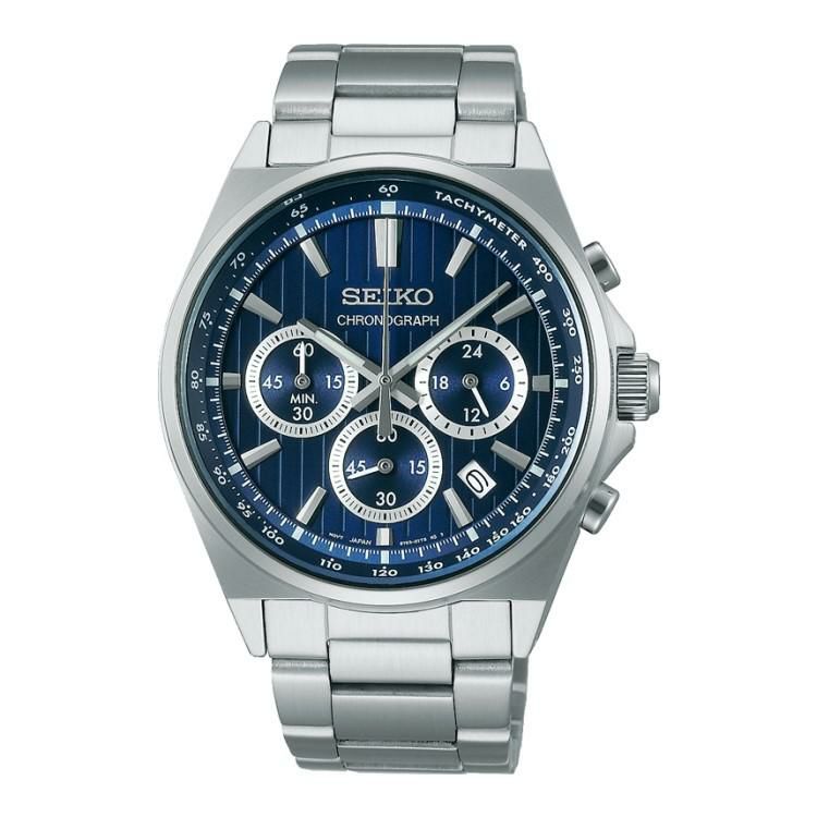 お手入れクロス付 セイコー SEIKO 腕時計 SBTR033 セイコーセレクション メンズ Sシリーズ クロノグラフ 流通限定モデル クオーツ ステンレスバンド 多針アナログ メーカー保証1年 国内正規品