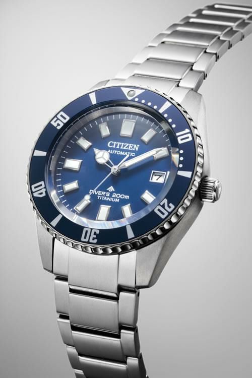 丸型時計ケース付 シチズン CITIZEN 腕時計 NB6021-68L プロマスター PROMASTER メンズ MARINE メカニカルダイバー200m 自動巻き 手巻付  チタンバンド アナログ メーカー保証1年 国内正規品