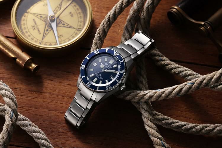 丸型時計ケース付 シチズン CITIZEN 腕時計 NB6021-68L プロマスター PROMASTER メンズ MARINE メカニカルダイバー200m 自動巻き 手巻付  チタンバンド アナログ メーカー保証1年 国内正規品