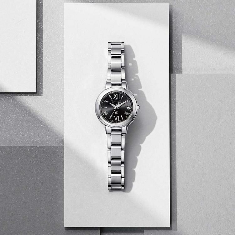 お手入れクロス付 シチズン CITIZEN 腕時計 ES9430-89E クロスシー xC レディース basic collection エコ・ドライブ 電波時計 ソーラー電波 ステンレスバンド アナログ メーカー保証1年 国内正規品
