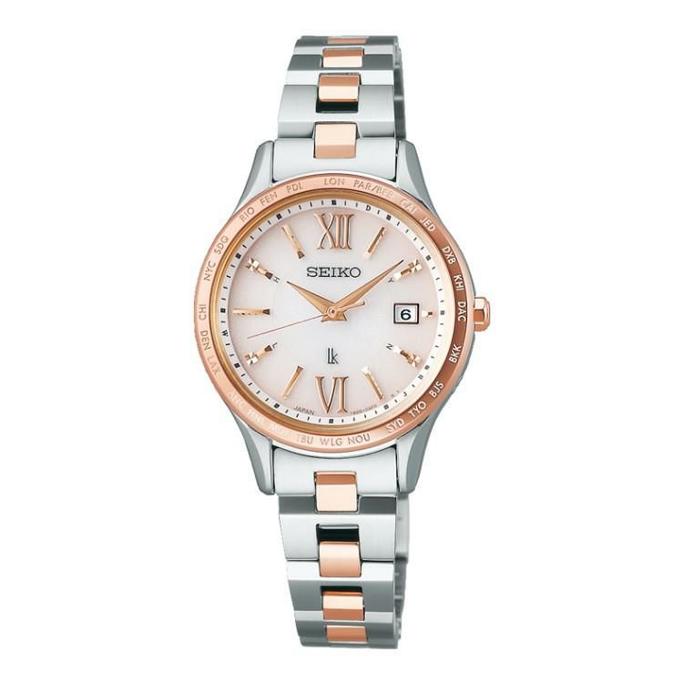 時計ケース付 セイコー SEIKO 腕時計 SSVV082 ルキア LUKIA レディース Standard Collection ソーラー電波 ステンレスバンド アナログ メーカー保証1年 国内正規品