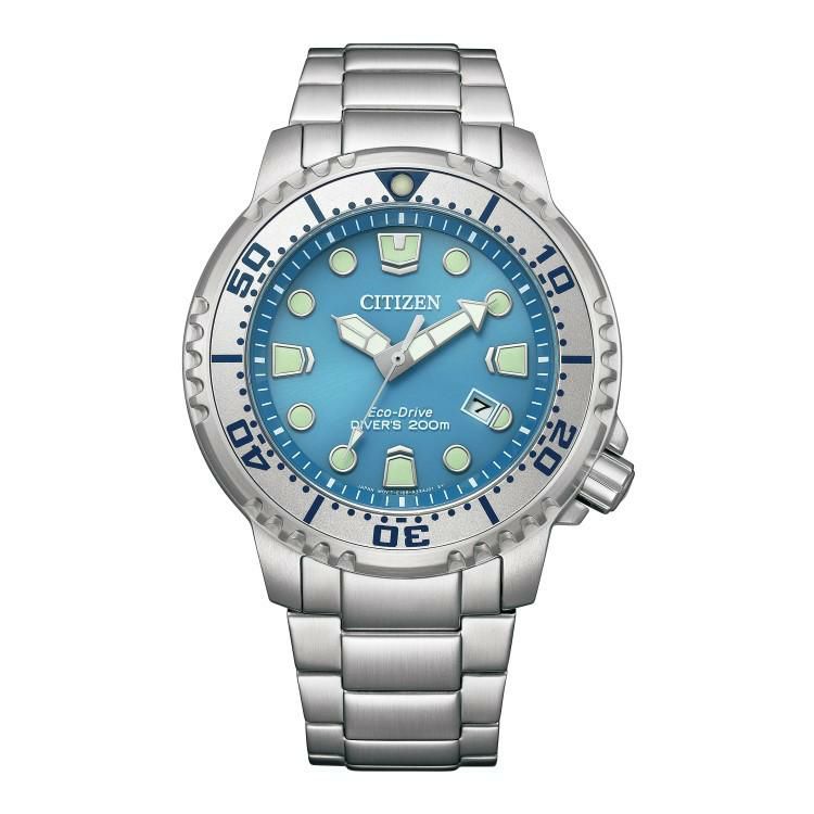 時計ケース付 シチズン CITIZEN 腕時計 BN0165-55L プロマスター PROMASTER メンズ MARINE エコ・ドライブ ダイバー200m ソーラー ステンレスバンド アナログ ダイバーズ メーカー保証1年 国内正規品