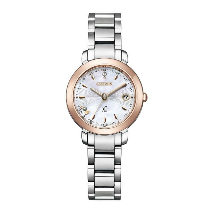時計ケース付 シチズン CITIZEN 腕時計 ES9445-73W クロスシー xC レディース hikari collection フローレットダイヤモデル エコドライブ ソーラー電波 チタンバンド アナログ メーカー保証1年 国内正規品