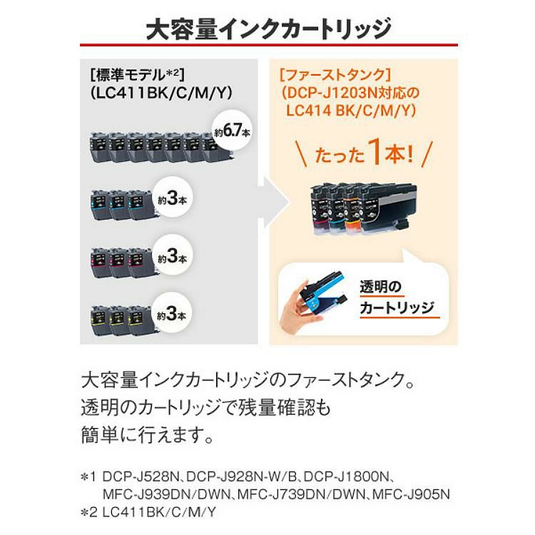 ブラザー プリンター A4インクジェット複合機 DCP-J1203N ラッピング不可