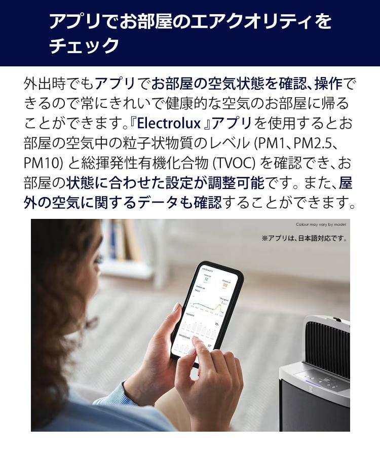 エレクトロラックス ファン付加湿空気清浄機 UltimateHome700 花粉 PM2.5 カビ ウイルス におい Electrolux ラッピング不可