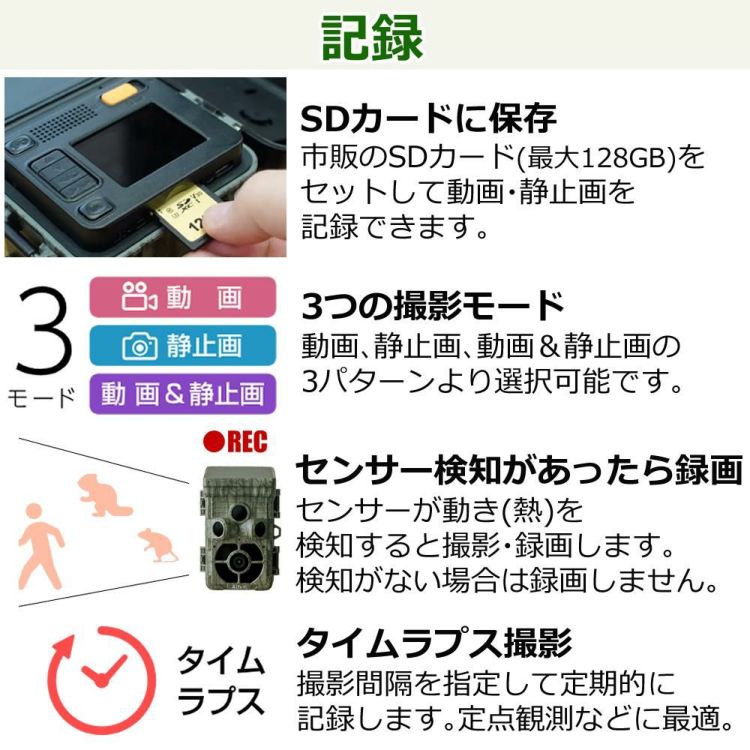 オルタプラス AT-2 MOVE SHOT センサーカメラ 4点セット