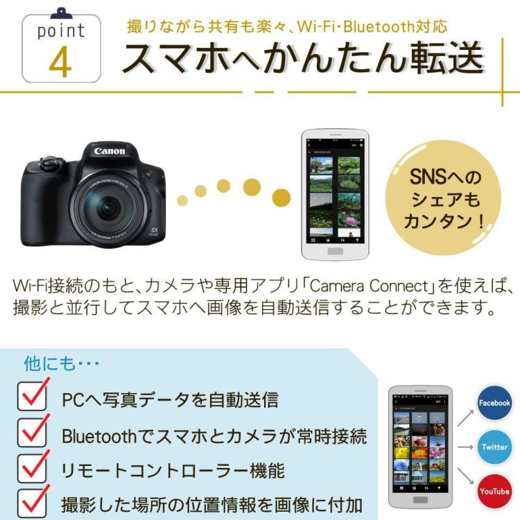 キヤノン デジタルカメラ PowerShot SX70 HS ブラック パワーショット  Canon キャノン