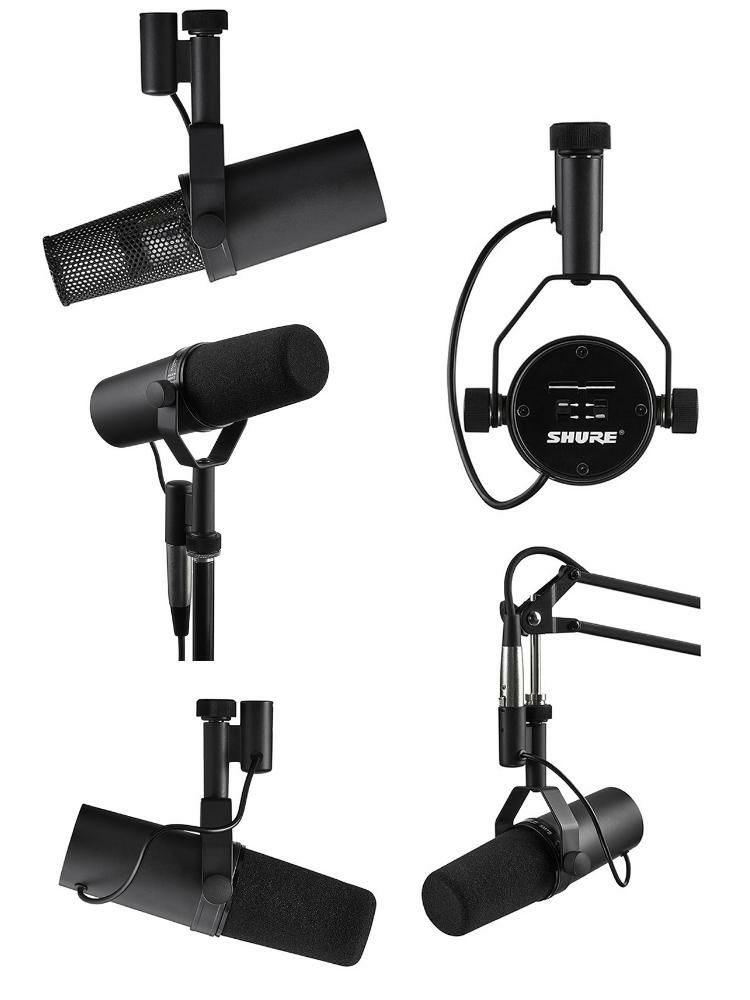 SHURE シュア SM7B ボーカルマイクロホン ＆ ウィンドスクリーン RK345 ＆ マイクロクロス 付き ラッピング不可