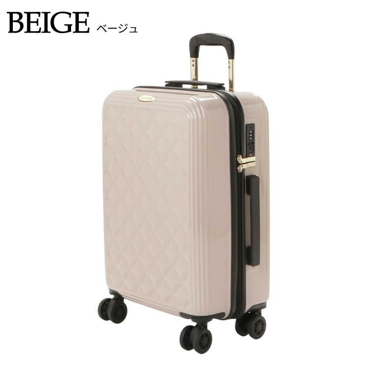 スーツケース CECIL McBEE セシルマクビー キルト風キャリーケース Sサイズ 35L CM12-4-00025 機内持ち込み可 キャリーバッグ レディース ラッピング不可