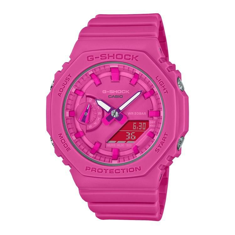 カシオ CASIO GMA-S2100P-4AJR  レディース メンズ ペアモデル PINK クオーツ  木製時計スタンド付