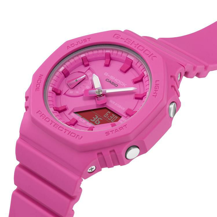 カシオ CASIO GMA-S2100P-4AJR  レディース メンズ ペアモデル PINK クオーツ  木製時計スタンド付