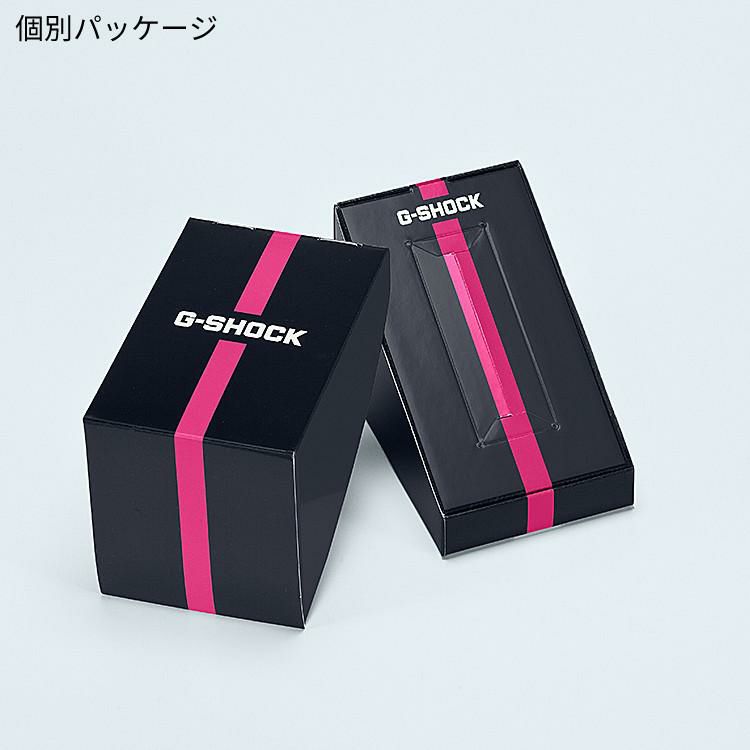 カシオ CASIO  GA-2100P-1AJR・GMA-S2100P-4AJR  PINK クオーツ ペアウォッチ 専用ペア箱入り・木製時計スタンド付