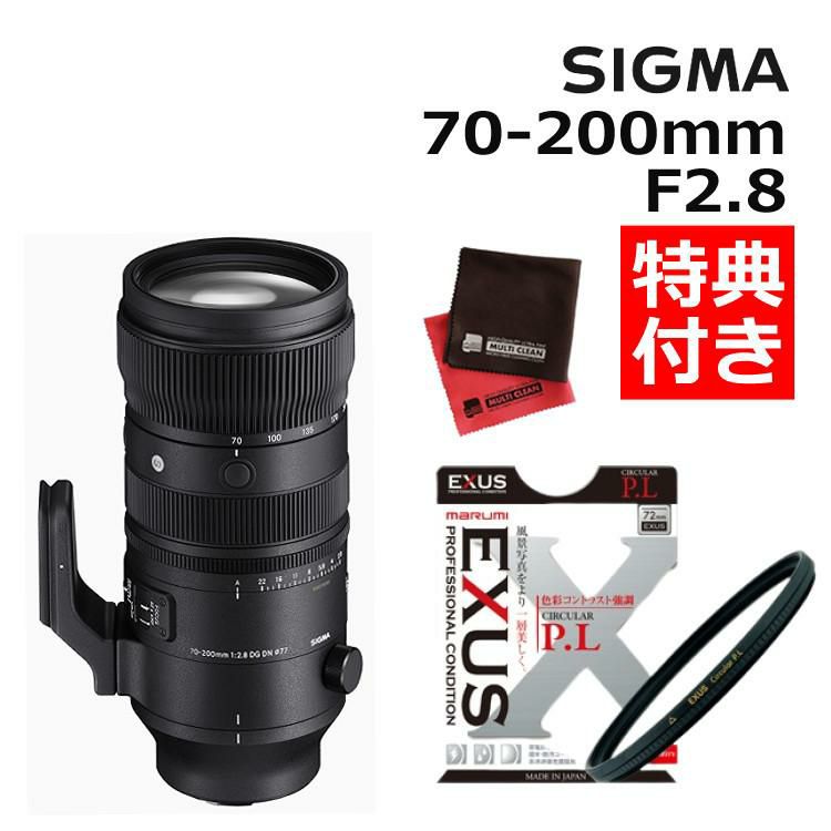 レビュープレゼント  サーキュラーフィルターセット 70-200mm F2.8 DG DN OS S