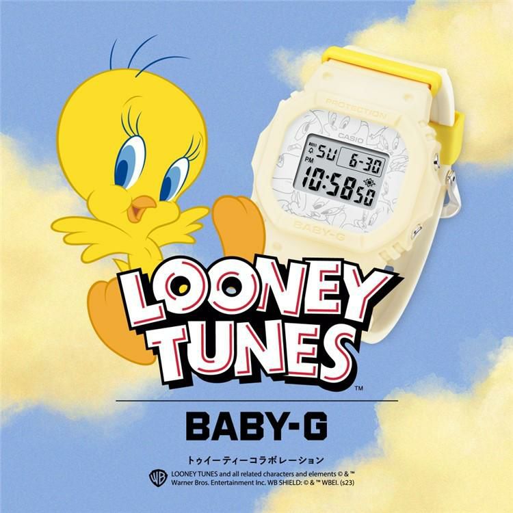 カシオ BGD-565TW-5JR  レディース LOONEYTUNES TWEETY トゥイーティー コラボ 限定