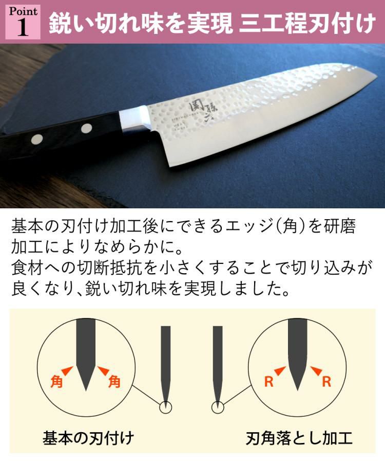 貝印 関孫六 いまよう 三徳 165mm 三徳包丁 包丁 包丁セット 日本製 キッチンナイフ AB5456＆シャープナー AP0308 セット