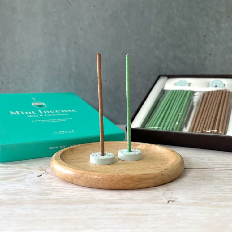 北見ハッカ通商 Mint Candle キャンドル 3453＆Chocoｍint Candle キャンドル 3454＆Mint Incense お香 6038 セット