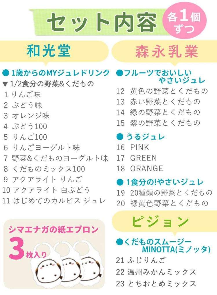 レビューで北海道米プレゼント 和光堂 森永乳業 ジュレドリンク飲み比べ 40点セット 20種×各2個 12ヶ月頃から  ラッピング不可