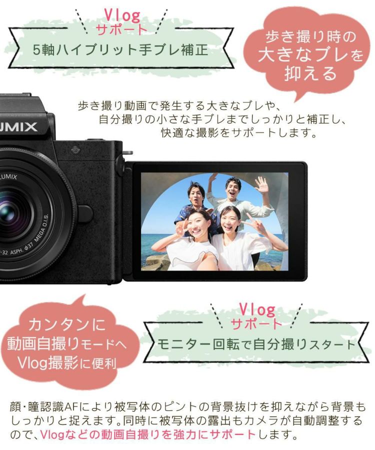 Panasonic パナソニック ミラーレス一眼カメラ LUMIX DC-G100DK-K ルミックス 標準ズームレンズキット