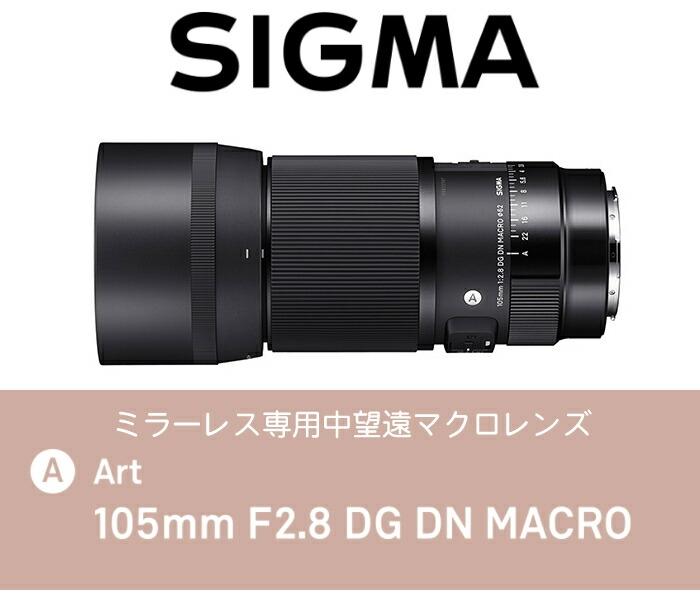 レビューでレンズキャッププレゼント  カメラレンズ＆フィルターセット シグマ SIGMA 105mm F2.8 DG DN MACRO A  ソニーEマウント用