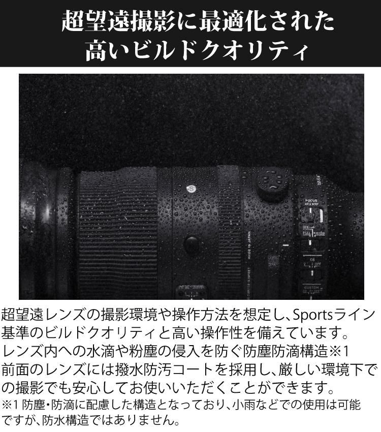 レビューでキャッププレゼント  ケンコー高品質フィルターセット シグマ SIGMA 150-600mm F5-6.3 DG DN OS Sports ソニーEマウント用＆ プロテクター